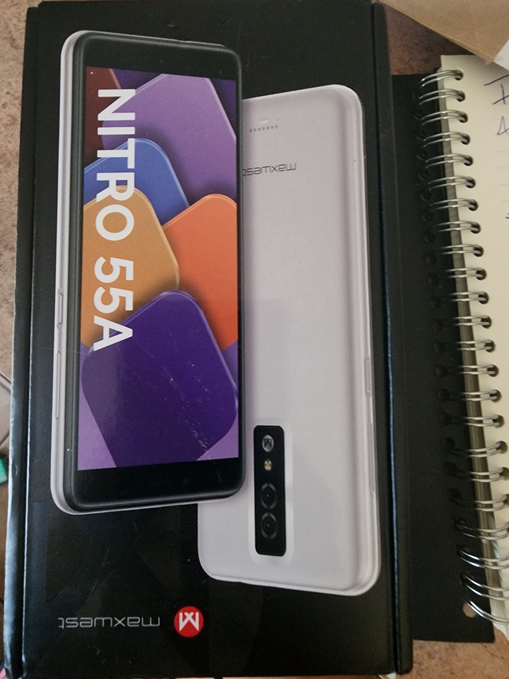 Nitro 55A White Smartphone - Nitro 55A